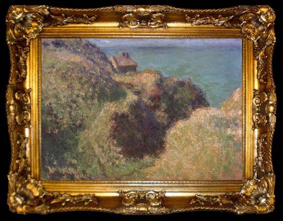 framed  Claude Monet Gorge of the Petit Ailly,Varengeville, ta009-2